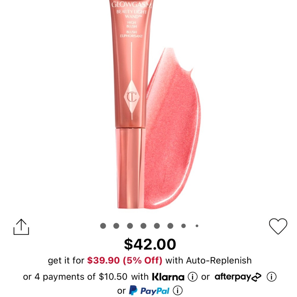 Charlotte Tilbury Glowgasm Beauty Light Wand - Pink
